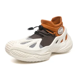 Men’s Shoes Youth Casual Shoes Mesh Breathable and Comfortable Sports Shoes Elastic Band