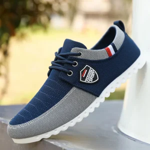 Men’s Sneakers Large Size Summer Black Hard Wearing Breathable Casual Shoes Fashionable Trend