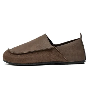 Men’s Soft Sole Loafers Slip-On Birken Style Shoes Casual Daily Commute Flat Driving Moccasin Shoes Plus Size