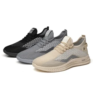 Men’s Sport Running Shoes Breathable Casual Sneakers Mesh Upper and Lining Lightweight Versatile Summer