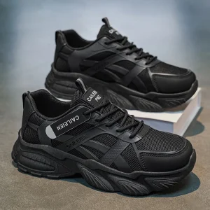 Men’s Sports Shoes Fashionable Lightweight Breathable Durable Shock Absorbing Casual Shoes