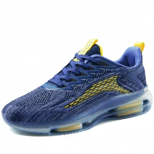 Men’s Sporty Lightweight Mesh Lace up Running Shoes Plus Size 46 Comfort TPU Outsole Flexible Trendy Travel & Casual All Seasons