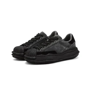 Men’s Sporty Mesh PU Upper Sports Shoes Retro Style Outdoor Formal Casual Shoes with Custom Logo