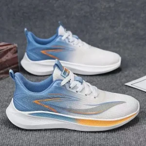 Men’s Sporty Running Shoes High Performance Gradient Color Designed Athletic Enhanced Spring Men’s Shoe