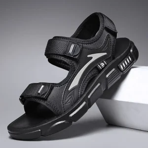 Mens Sporty Sandals Custom Hiking Outdoor Water Beach Casual Open Toe Adjustable Straps Sandales Homme Men Sandals for Men