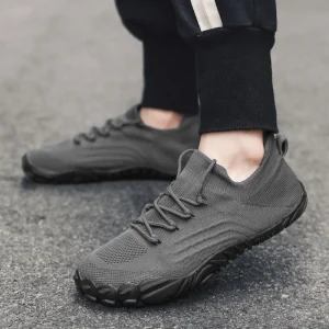 Men’s Sporty Summer Wide Width Breathable Lightweight Loafers Walking Shoes Cushioned Rubber Midsole Slip Resistant Mesh Shock