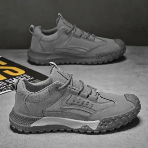 Men’s Spring Non Slip Wear Resistant Labor Protection Shoes for Construction Site Work Outdoor Mountaineering Sports Casual Use