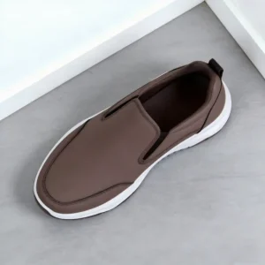 Men’s Spring Season Solid Pattern Slip-On Shoes Comfortable Cotton Lining Wear-Resistant Anti-Slip Design Durable Cloth Upper