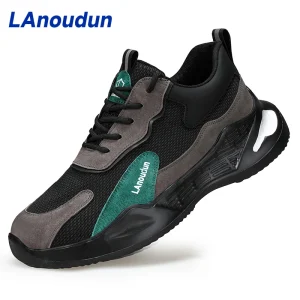 Men’s Steel Toe Safety Shoes Wear Resistant Outsole Sports Safety Shoes