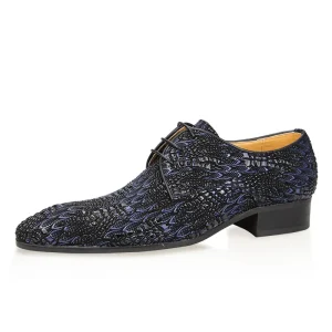 Men’s Stylish Derby Dress Shoes High Quality Trendy Design Pointed Formal Shoe for Business Party Wedding Hot Selling