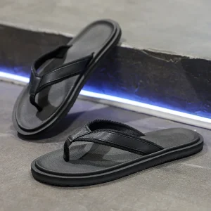Men’s Summer Anti-Slip Open Toe Thong Flip Flops Sandals Beachwear Sizes 41-46 EUR