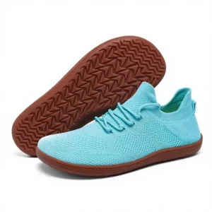 Men’s Summer Lightweight Comfort Soft Solid Walking Outdoor Barefoot Flexible Slip-On Shoes for Wide Feet