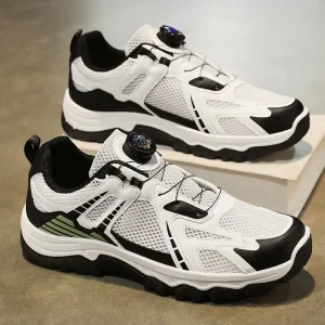 Men’s Summer Mesh Versatile High end Casual Shoes for Teenagers Sports Thick Soled Dad Shoes