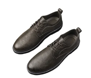Men’s Summer New British Style Light and Breathable Anti-slip Wear Business Office Wedding Dress Shoes