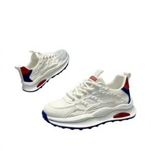 Men’s Summer Toe Thick-soled Rubber Outsole Sports Casual Running Dad Shoes Breathable Mesh Wear-resistant Shoes