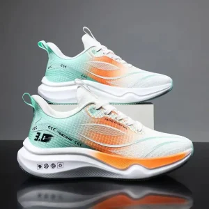 Men’s Trendy New Running Shoes Versatile Outdoor Sports Footwear Fashionable Mesh Breathable Design Quick Drying Athletics