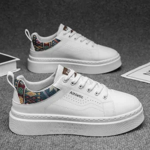 Men’s Trendy Versatile Niche Original Embroidery Skate Shoes Men Sport Casual Thick Sole Fashion Sneakers
