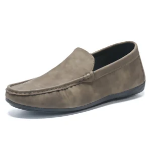Mens U SIRON a Breathable Mesh Upper Slip On Moccasin Dove Grey 8 UK