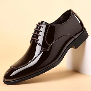 Men’s Versatile Casual Dress Shoes Formal PU Leather Height Increasing Drop Shipping Plus Size 38-48 for Spring Summer Autumn