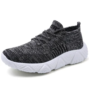 Men’s Walk Road Running Sock Shoes Jogging Sneakers Track Cross Country Stretch Fabric for Mesh Loafers Flats Zapatos De Hombres