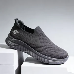 Men’s Walking Shoes Running Low-Top Slip-Ons Soft Fabric EVA Midsole Lightweight Cushioning Customizable Spring Summer Autumn