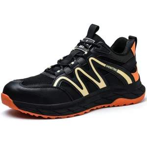 Men’s Winter Factory Work Shoes Breathable Wear-Resistant Anti-Shatter Anti-Puncture Anti-Slip Safety Features EVA