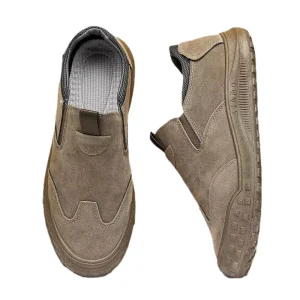 Men’s Winter Walking Shoes Lace-Up Low Top Waterproof Breathable Outdoor Non-Slip Wear-Resistant Mesh Lining