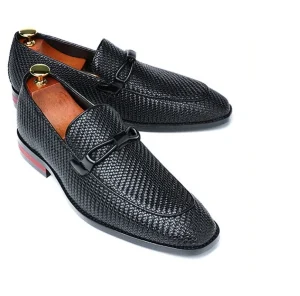 Men’s Woven Tassel Non slip Breathable Fashion Shoes Derby Shoes Large Size Office Casual Wedding Dress Leather Shoes