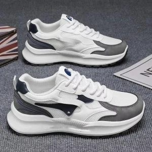Men’s Youth Summer High end Sporty Anti slip Lightweight Casual Sneakers Mesh Design Thickened Shoes