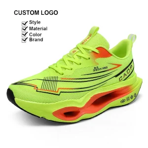Men’s Zapatillas Casual Fashion Sneakers Fluorescent True Bounce Soft Sole Custom Logo Unisex Kid & Adult Running Shoes