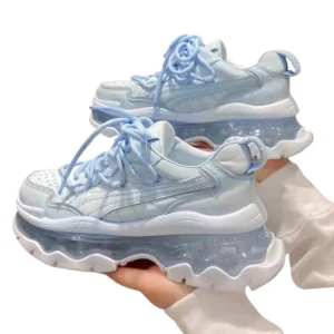 Men’s and Women’s Fashion Waterproof Arch Support Anti-Slip Sports Sneakers for Autumn Spring Running Walking