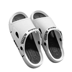 Men’s non slip ultra light ultra thick sandals with a stepping on feces feel suitable for outdoor sports and driving couple’s