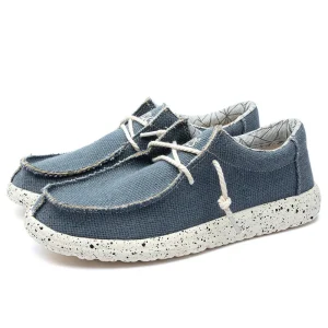Middle-aged All Seasons Men’s Casual Breathable Mesh PU Lining Rubber Outsole Lightweight Slip-on Shoes