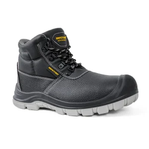 Modern Fashion Men’s Steel Toe Safety Shoes High Leather Boots with Steel Sole for Outdoor Hiking Factory Workers Direct Factory