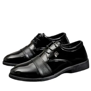 Monk Walking Shoes Soft Cow Leather Men’s Casual Shoes Business Office Wedding Brogue Mens Dress Shoes & Oxfords