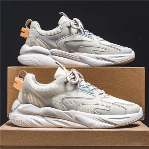 New Arrival Men’s Sneakers Height Increasing Breathable Dad Shoes Casual Sports Footwear Ins Trendy Men Shoes