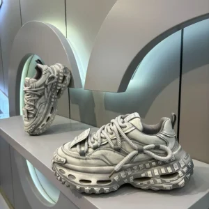New Autumn Men’s Shoes Wear resistant Tire Sole Breathable Footwear Thick Sole Height Increasing Dad
