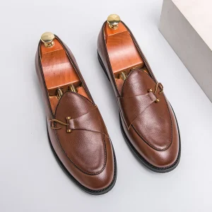 New Design Fashion Men Loafer Shoes PU Leather Slip on Driving Shoes Walking Style Casual Dress Shoes OEM ODM