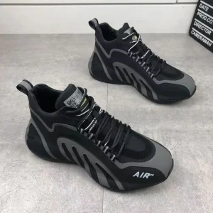 New Design Men’s Casual Walking Shoes Thick Bottom Soft Anti Slip Sole Men Sneaker