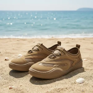New Fashion Genuine Leather Suede Mesh Breathable Lightweight Slip on Men’s Casual Walking Sneakers