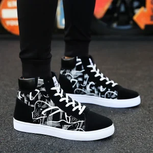 New Fashionable Casual Canvas Sports Shoes for Men Lightweight Breathable Fabric Comfortable with Rubber Insole for Summer
