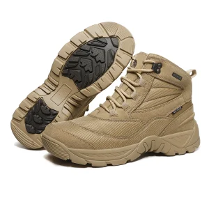New High Top Outdoor Hiking Sneakers Suede Leather Boots for Men Desert Boots Size 40-47 for Sports