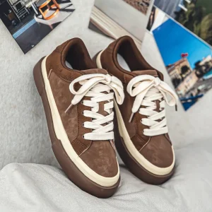 New Large Size 39-46 Designer Men’s Casual Shoes Canvas Breathable Outdoor Walking Shoes Lace Up Shoes for All Seasons