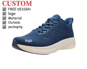New Men’s Outdoor Shock absorbing Fly knit Casual Hiking Shoes True Waterproof Sock like Design Customizable Available