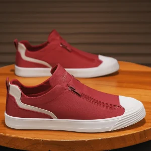 New Shoes Summer Hot Breathable Casual Shoes Men’s Fashion Canvas Casual Shoes