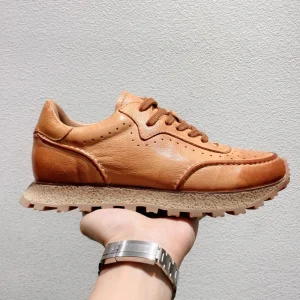 New Style Breathable Genuine Leather Casual Skate Shoe Top Grade Cow Leather Sneaker Men’s Flat Shoe Outdoor Spring Autumn