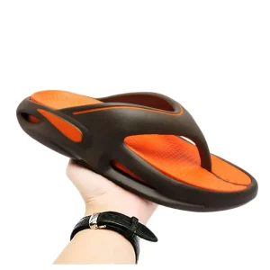 New Thick Soled Flip Flops for Outdoor Casual Beach Wear Non Slip Durable Cloud Like Comfort Clip Toe Sandals Men’s Slippers