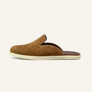 OEM Handcrafted Premium Cashmere Upper Fashion Closed-Toe Slides Lightweight Women’s Loafers Shoes Breathable Men’s Mules