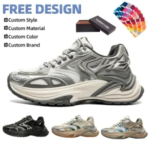 OEM ODM Custom Luxury Women’s Designer Men’s Old Dad Shoes Manufacturer Custom Running Shoe With Logo Branding