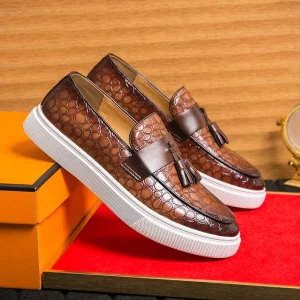 Office Footwear Men’s Casual Dress Shoes Bulk PU Leather Formal Walking Style Shoes